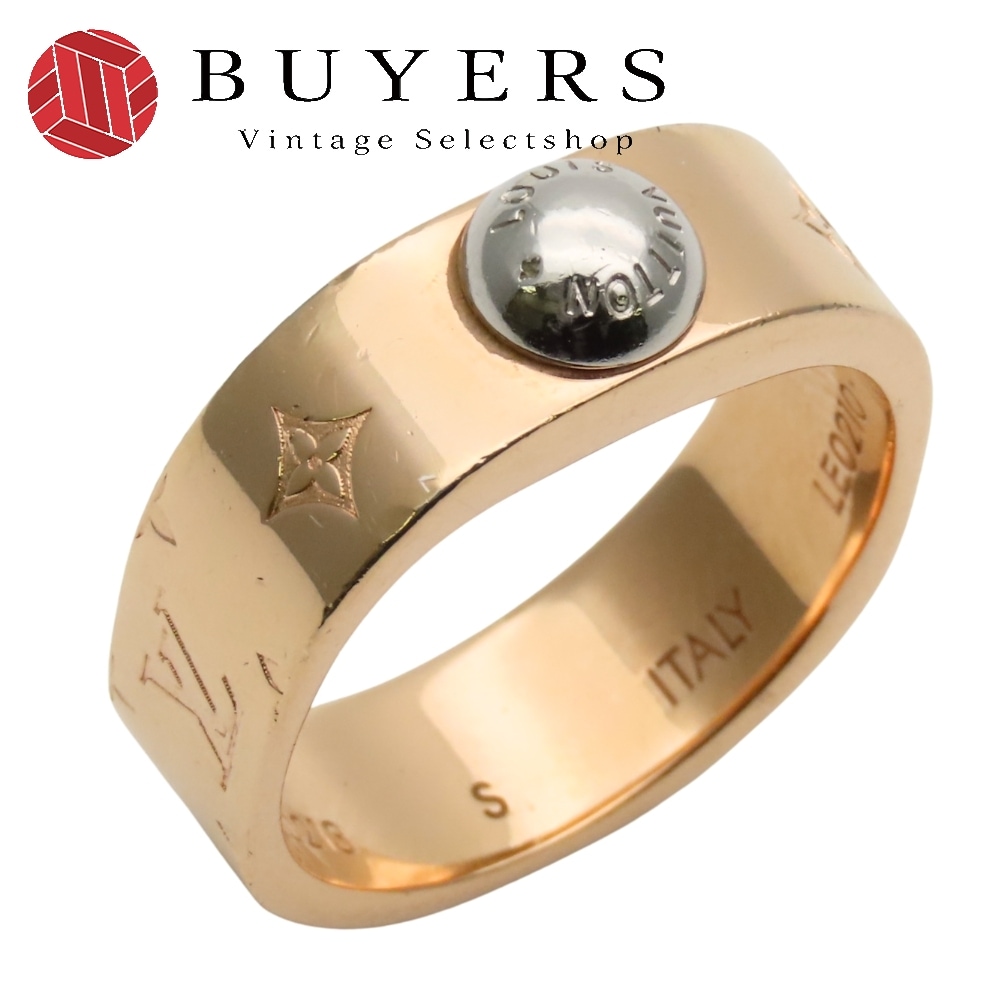 中古 リング・指輪 バーグ ナノグラム M00213 S メタル ピンクゴールド アクセサリー レディース 女性