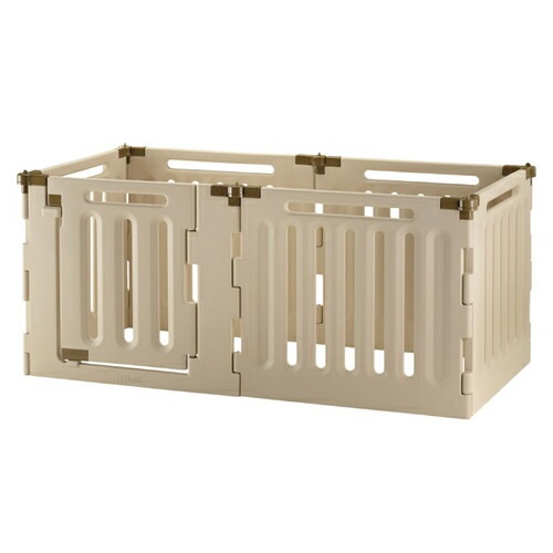 リッチェル【ペット用品】ペット用 3WAYサークル 6面70H ゲート 仕切り 室内・屋外 P-4973655588413