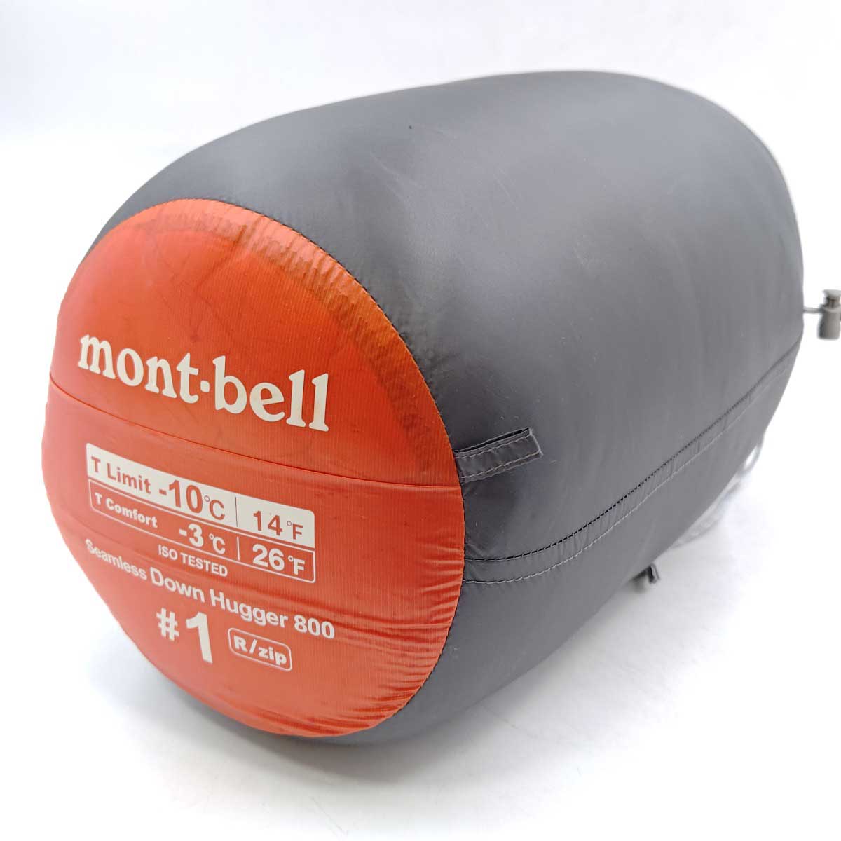 【中古】モンベル シームレス ダウンハガー800 #1 R/ZIP 右ジッパー 1121399 mont-bell スリーピングバッグ シュラフ 寝袋