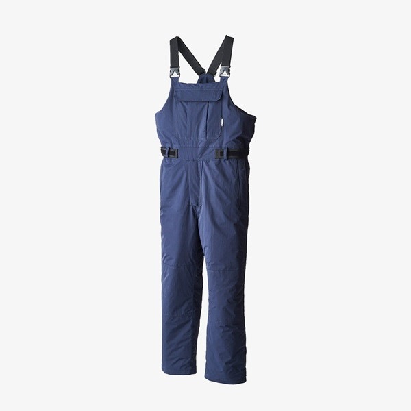双進 防寒服アウター 7695 RBB オールウェザーウォームサロペット ネイビー L