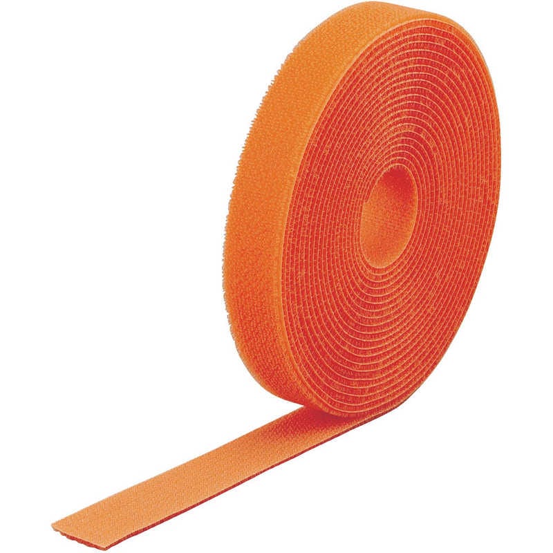 トラスコ中山　マジック結束テープ 両面 オレンジ 40mm×25m　MKT40250OR