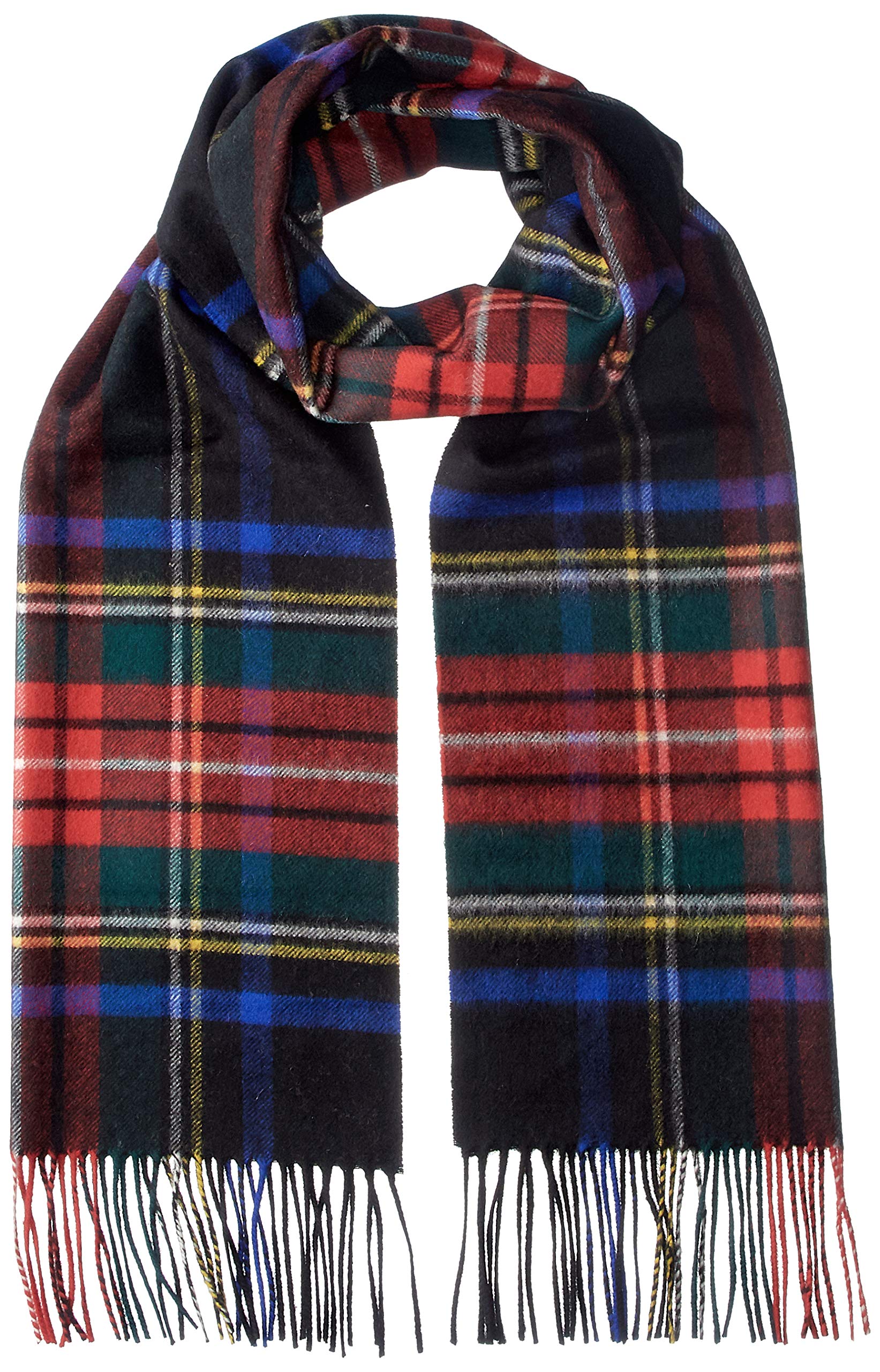 [ジョンストンズ] カシミヤマフラー WA57 レディース KU0324 Black Stewart UK ONE (-) [並行輸入品]