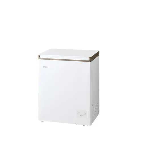 Haier 冷凍庫 132L 上開き 1ドア 幅69.2cm ファン式採用 霜取り不要 前面タッチ式操作パネル 急冷凍設定搭載 JF-CF13A-W ホワイト系