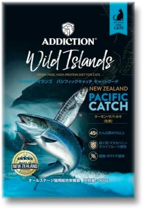 YKエンタープライズ アディクション キャット ワイルドアイランズ パシフィックキャッチ (猫用総合栄養食/オールステージ対応) 900g 4,706円