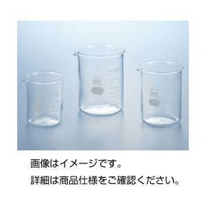 （まとめ）硼珪酸ガラス製ビーカー（IWAKI）500ml(×5セット)