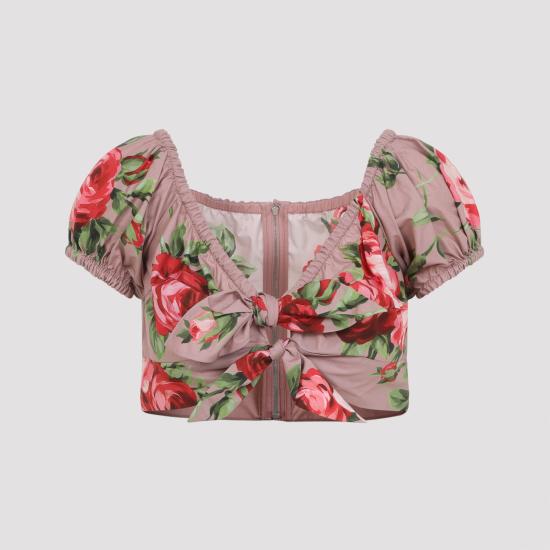 DOLCE & GABBANA Women Tops F7AV0T HS5UT HF5ZN BOUQUET ROSE F ROSA