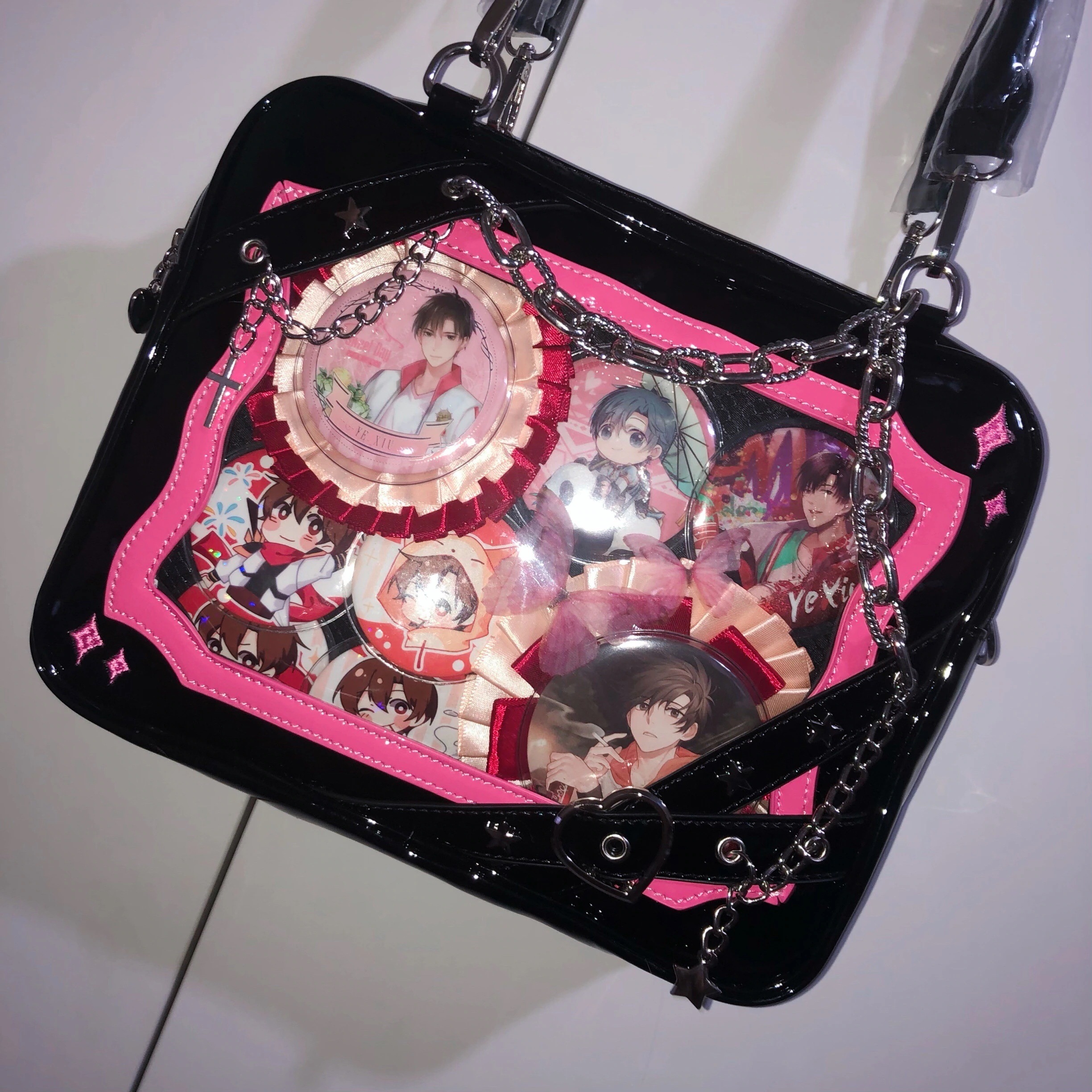 痛バ 痛バッグ ショルダーバッグ スモールフードバッグ チェーンゴシック ハンドバッグ期間限定で30％オフの価格です