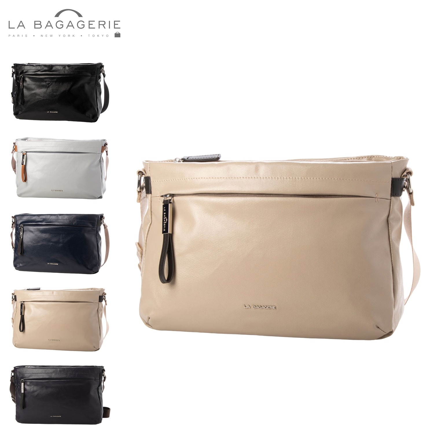 ショルダーバッグ レディース 斜め掛け ブラック ライト グレー ネイビー ベージュ パープル 黒 B0034-02