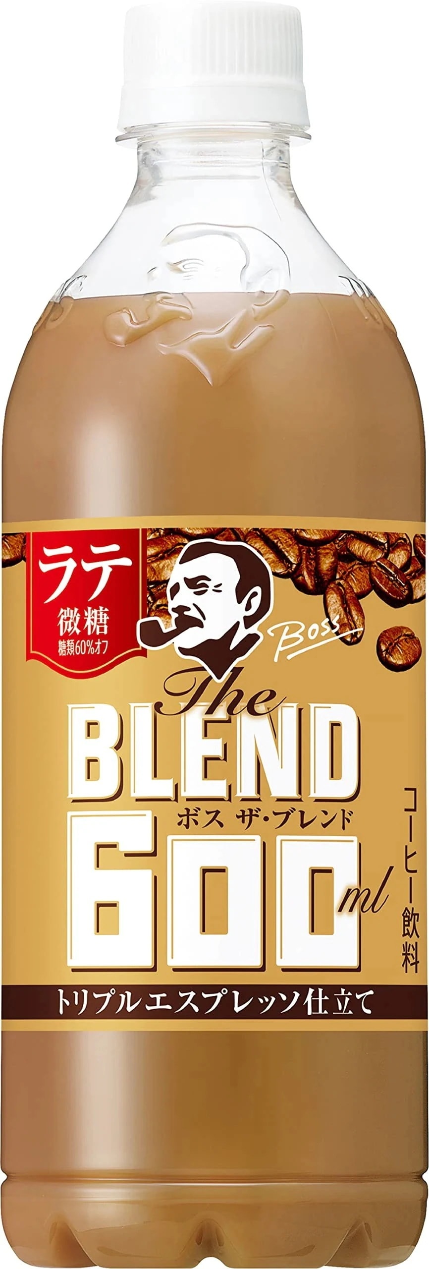 サントリー ボス The BLEND 液体 ラテ微糖 コーヒー 600ml×24本
