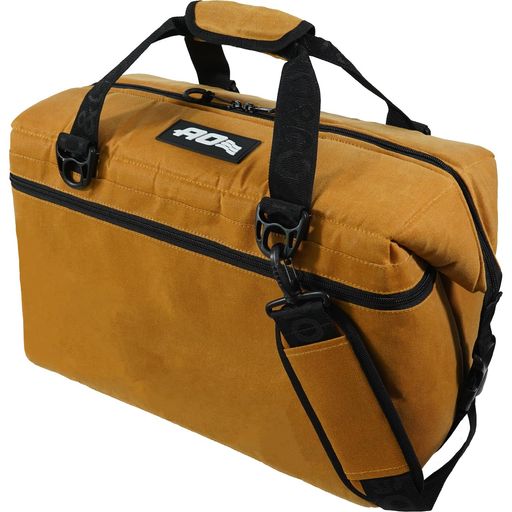 【正規品5年保証】 AO COOLERS(エーオークーラーズ) 24パック ワックスドキャンバス ソフトクーラー キャメル 23L 軽量 保冷 クーラーボックス 保冷バッグ クーラーバッグ 5年保証
