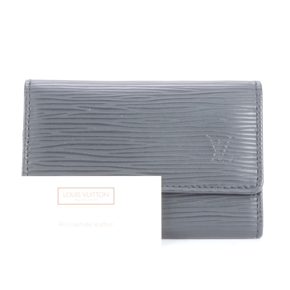 極美品 エピ ミュルティクレ6 M63812 レザー キーケース 4連 6連 キーリング メンズ RUE CP6-8 中古