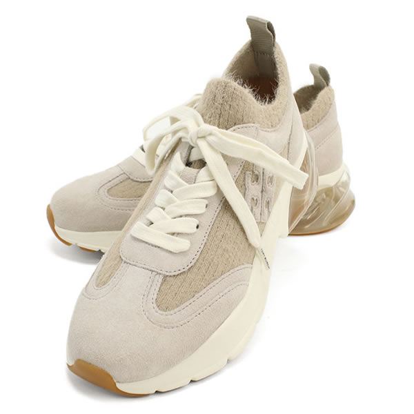 スニーカー 148597 GOOD LUCK MOHAIR TRAINER ベージュ CALCARE