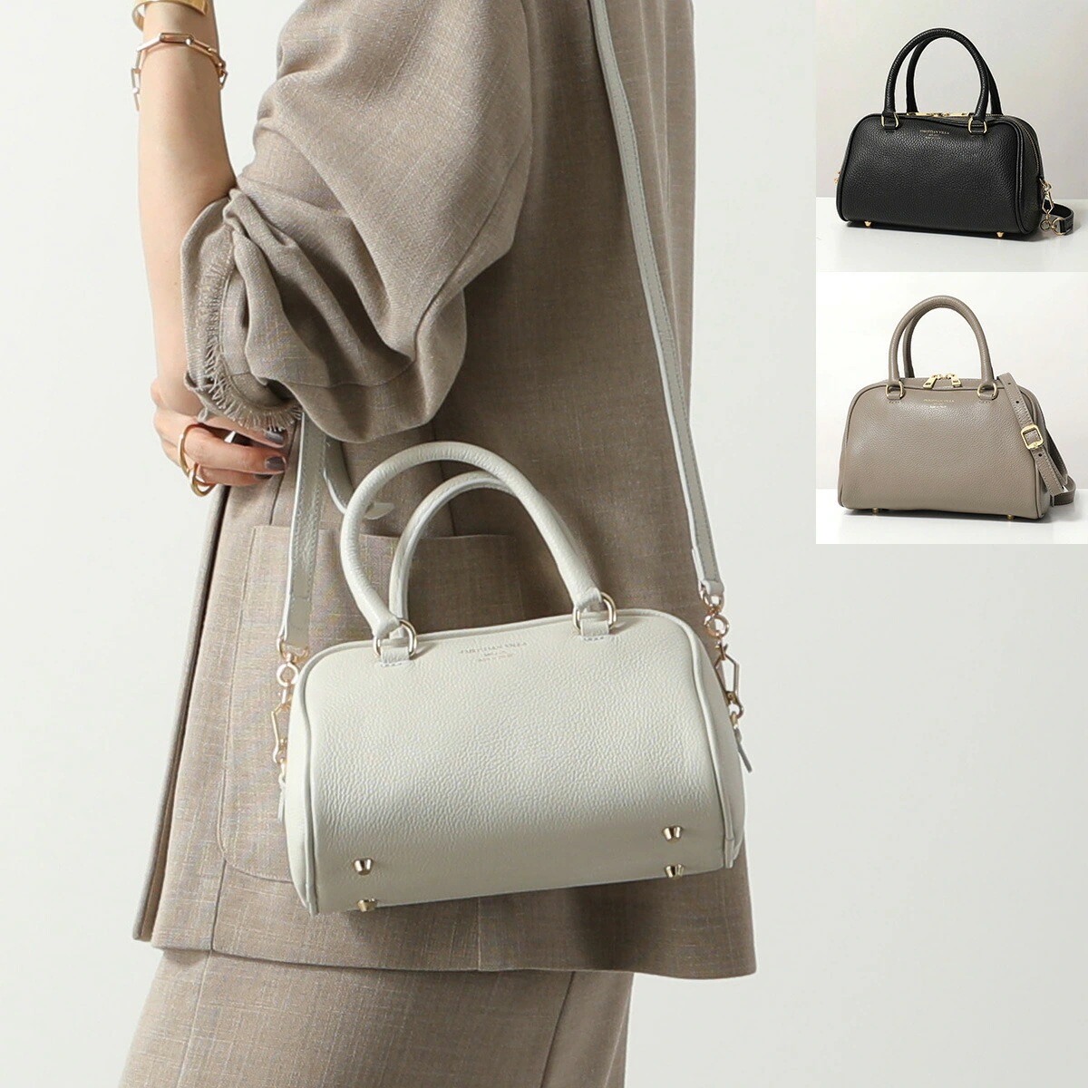 CHRISTIAN VILLA クリスチャンヴィラ ボストンバッグ Boston S 6221 6130 5225 レディース レザー ハンドバッグ ショルダーバッグ ミニバッグ 鞄