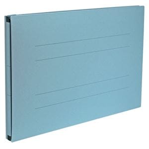 (まとめ) セキセイ のびーるファイル(エスヤード)PP貼り A4ヨコ 800枚収容 背幅1797mm ブルー AE-51FP-BU 1冊 (×10セット)