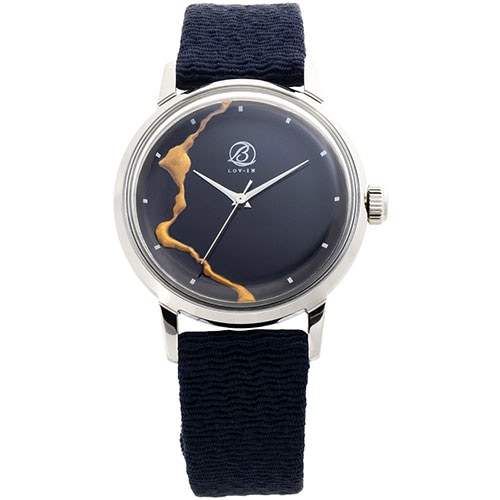 Lov-in Bouquet ラヴィンブーケ x 京都丹後ちりめんウォッチ 勝色