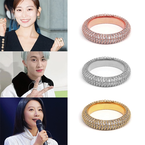 [NCTマーク着用] バーベキュー ビッグボールド ドーナツリング (24kメッキ) 大学生ファッション SNSで人気 韓国人気ファッション 韓国ジュエリー