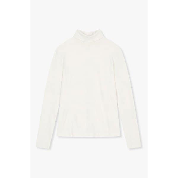 スリットタートルネック起毛Tシャツ9105422220006