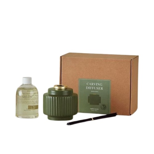 テイラーセンツ-(緑)カービングディフューザー 300ml (ロータスヒル)