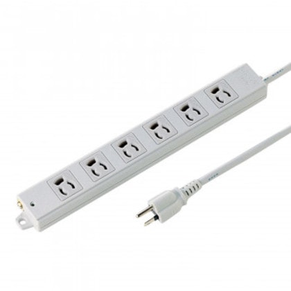 サンワサプライ 工事物件タップ 3P・6個口・10m TAP-K6-10