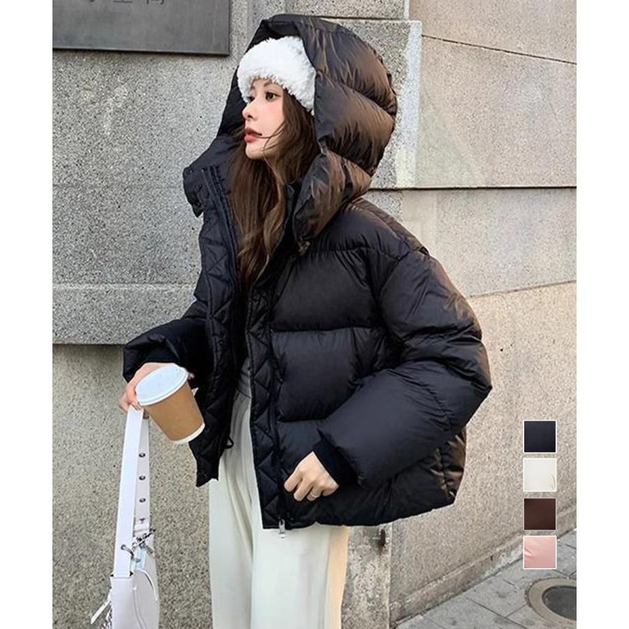 ショート丈ダウンジャケット 中綿ブルゾン