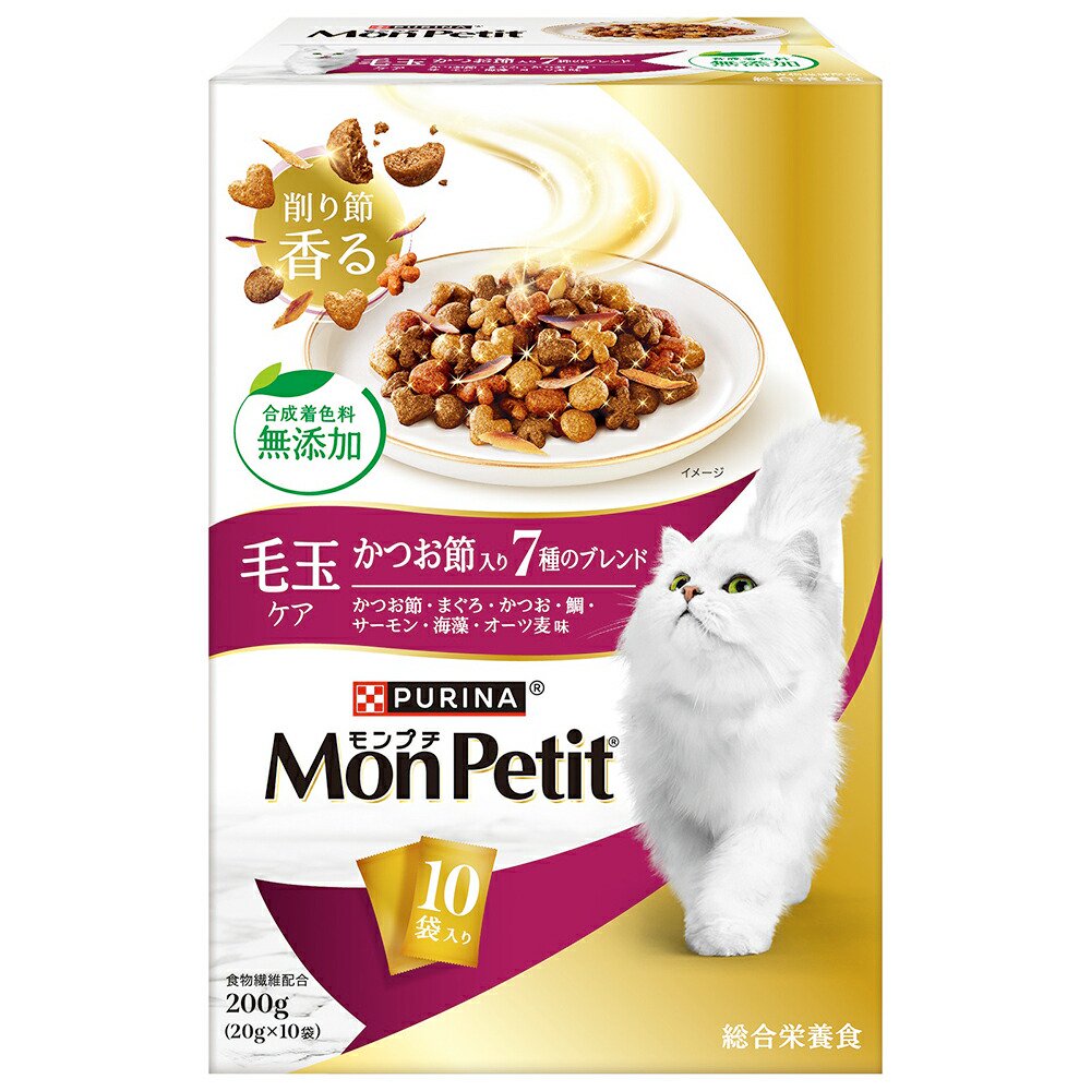 ボックス　毛玉ケア　かつお節入り７種のブレンド　２００ｇX１２　ＣＲＣ35―15―68―40―00