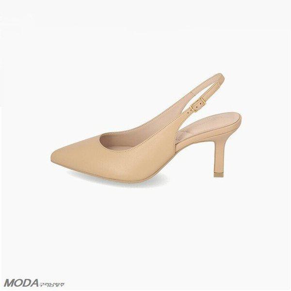 軽量クッションUP ストラップ 女性 スリングバック パンプス 2XWO21XR_GN