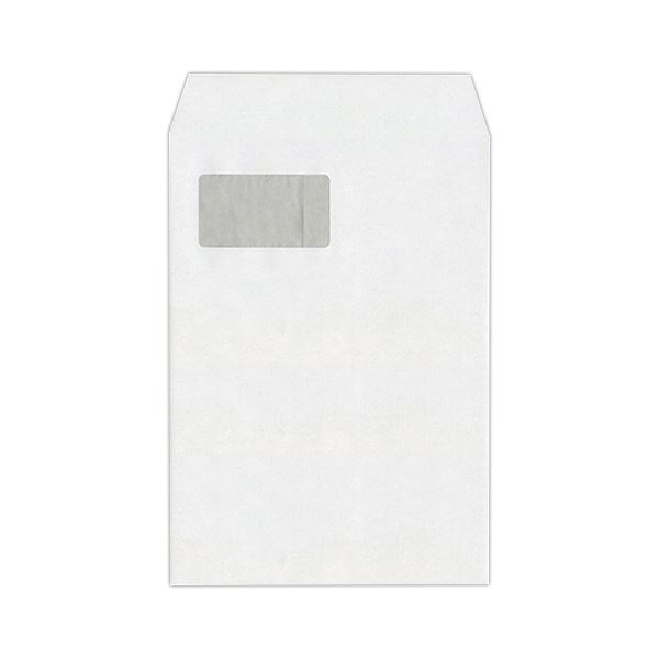 ハート 透けない封筒 ケント グラシン窓A4 XEP732 1セット（500枚：100枚5パック）