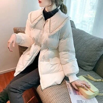 2025新品発売可愛い ウエスト引き締め 冬 防寒百掛け中綿コート キルティングアウター ダウンジャケット