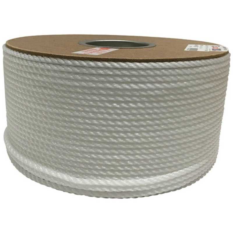 ユタカメイク　ユタカ ポリエチレンロープドラム巻 5mm×200m ホワイト　PRE-97