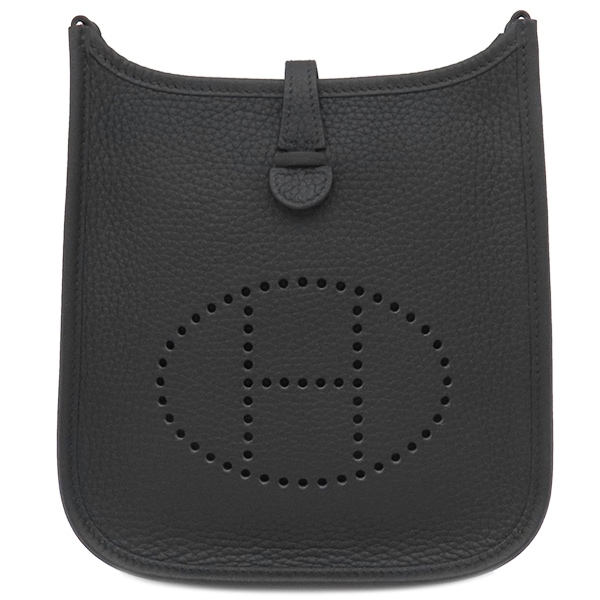 エルメス HERMES ショルダーバッグ エヴリンTPM トリヨンクレマンス ブラック シルバー金具 黒 W刻印（2024年製） 【箱】【中古】
