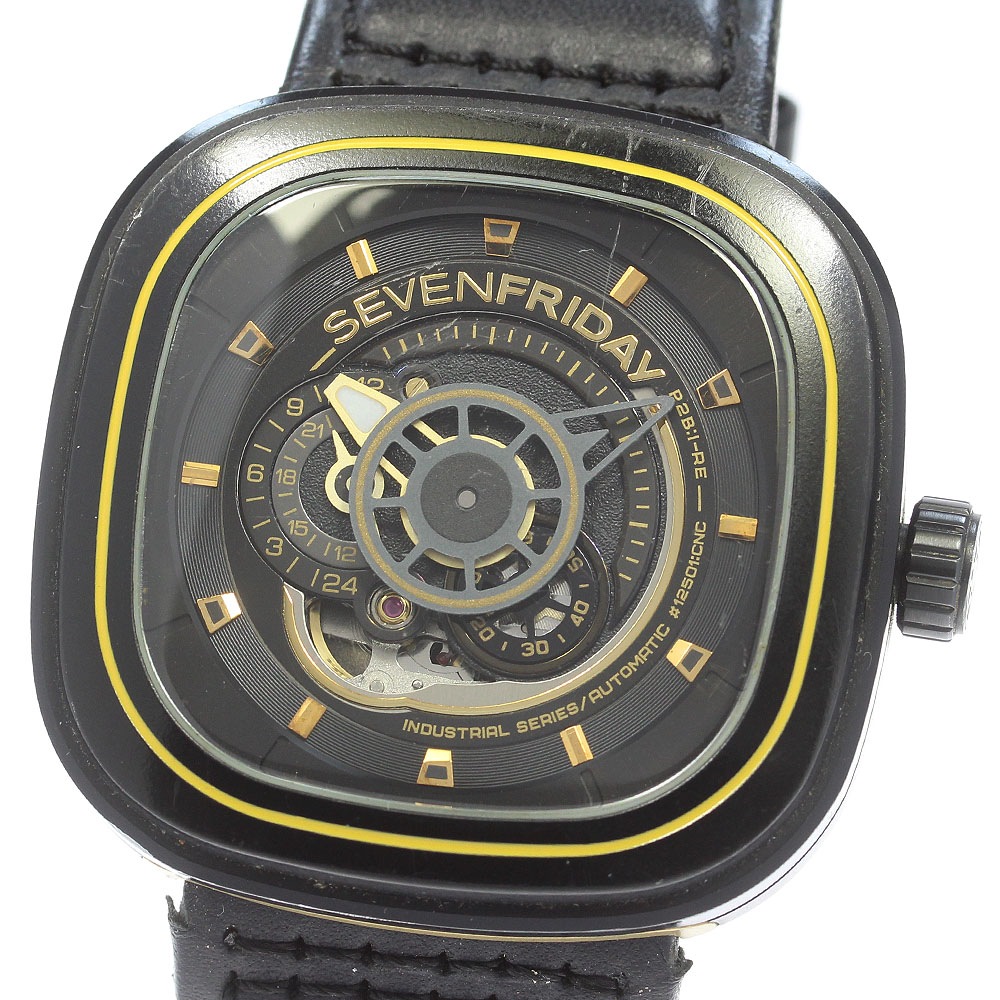 セブンフライデー SEVENFRIDAY SF-P2B/02 レボリューション 自動巻き メンズ _845889【中古】
