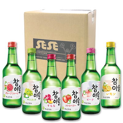 Qoo10] チャミスル チャミスル フレーバー 飲み比べ6種セッ : お酒