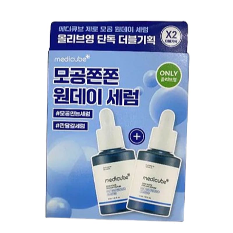 【1+1／毛穴引き締め】 ゼロポアワンデイセラム 30ml×2本セット／毛穴ケア 美容液 韓国コスメ 敏感肌向け デイリー集中ケア ダブル企画