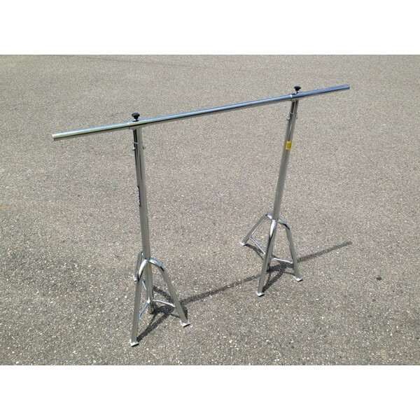 エトスデザイン R72070 NEWフレームスタンド メッキ タイダウン ブラック セット