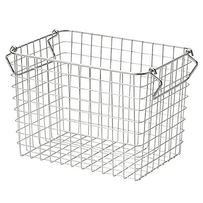 他サイト： 無印良品 ステンレスワイヤーバスケット1 約幅26×奥行18×高さ18cm 44831731の商品画像