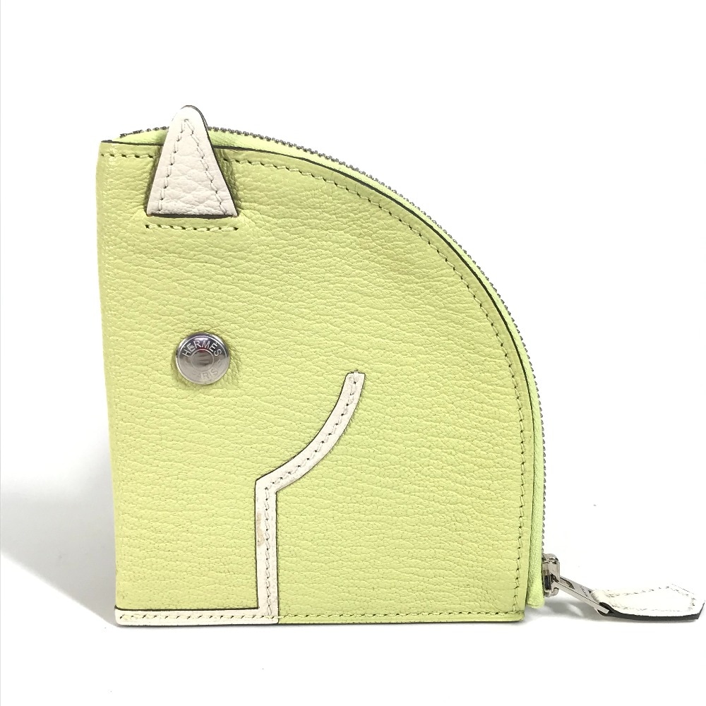 コインケース シュバル パドック 馬 財布 小銭入れ シェーブル ジョーヌブルジョン/ナタ イエロー