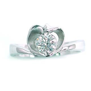 (Brand アニーベル) Pt ダイヤモンドデザインリング（婚約指輪エンゲージリング）楽ギフ_包装02P26Mar16