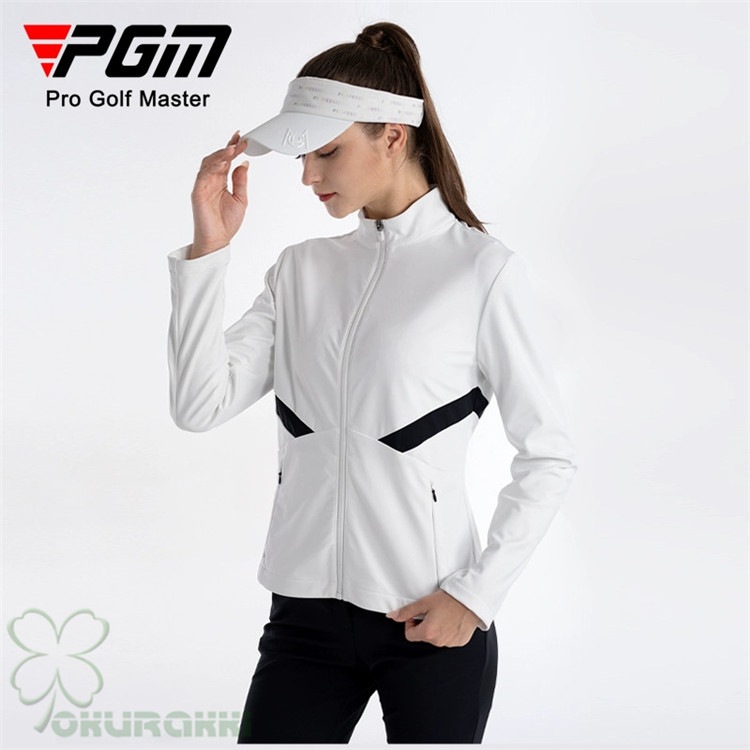 ゴルフ ゴルフウェア レディース アウター ゴルフアウター コート ジャケット 長袖 春秋冬 防風 スポーツウェア 女性用2411glnjk03