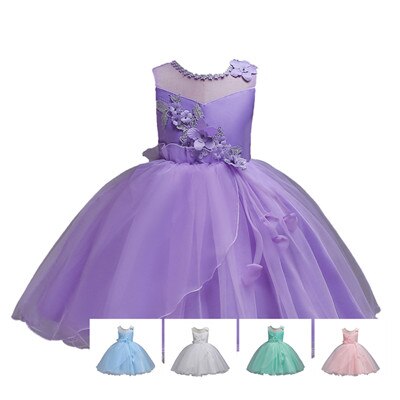 七ワンピース 子供ドレス結婚式ジュニアフォーマル女の子キッズドレス発表会 母の日-0004045