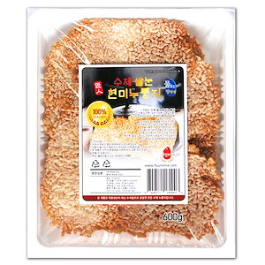 [ad233]手作りサルヌン玄米おこげ600gx1p韓国産