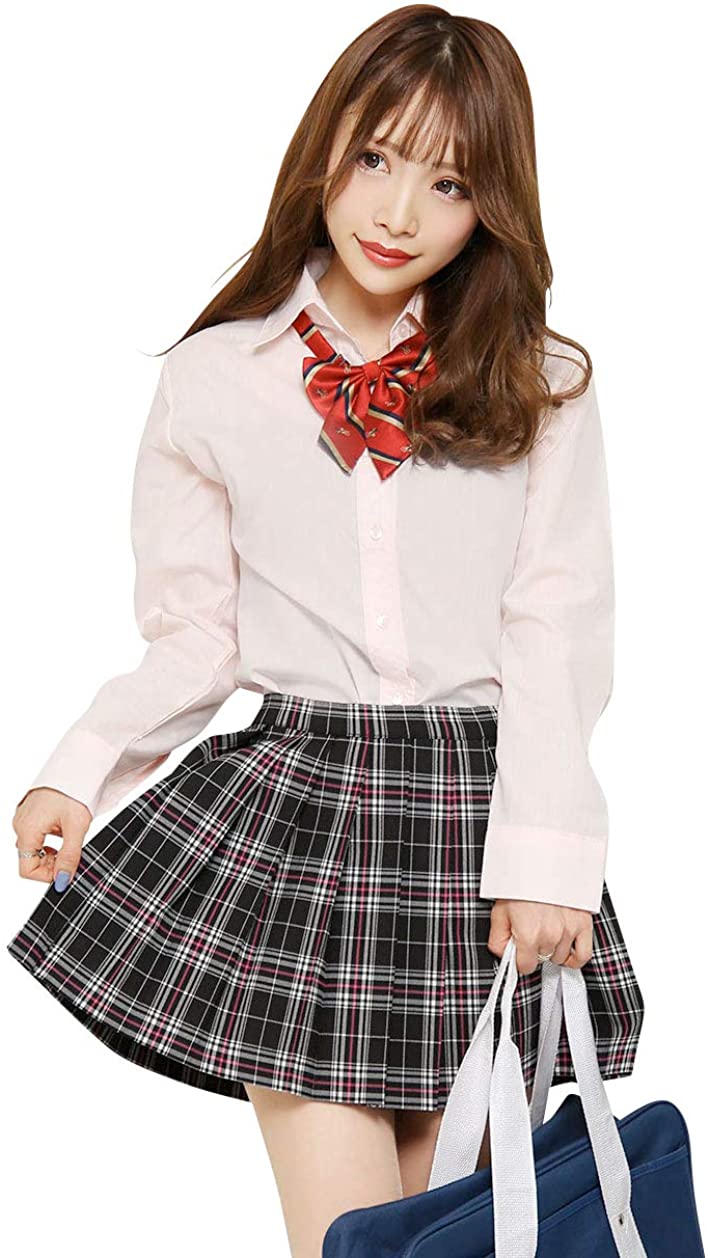 制服セット 女子高生 制服 リボン スカート 紺 チェック レディース JK
