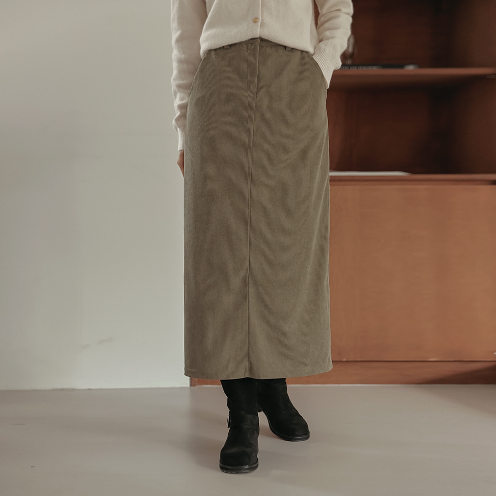 デイランコーデュロイスカート - 2タイプ