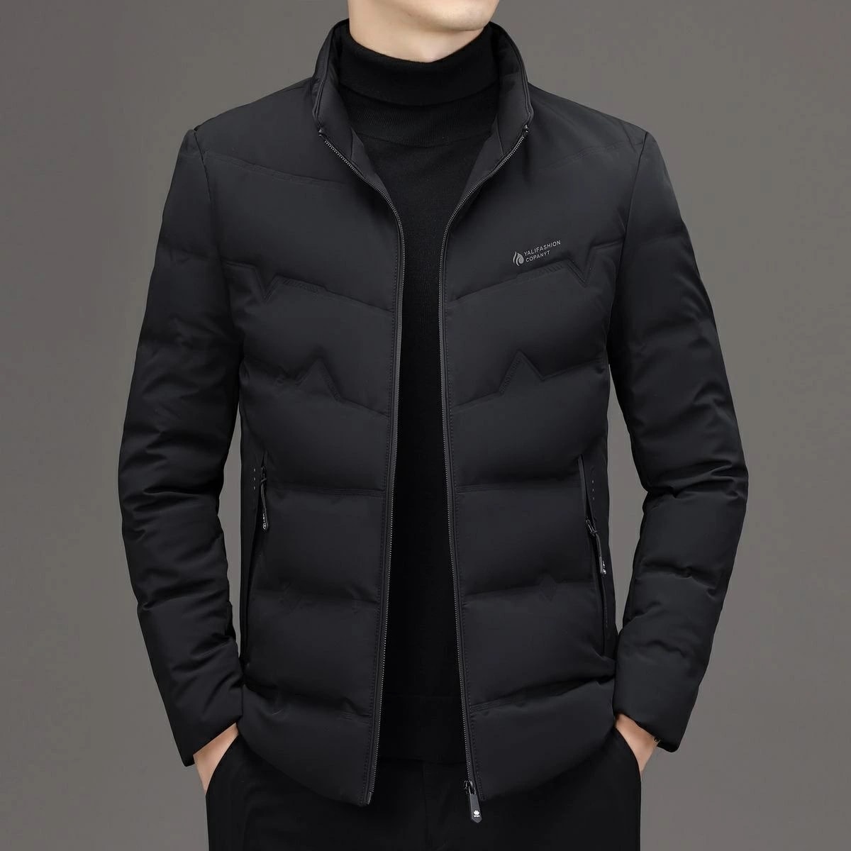 メンズ 冬服 中綿 ジャケット ブルゾン アウター スタンドカラー 大きいサイズ 無地 男女兼用 厚手 防風 防寒 暖かい