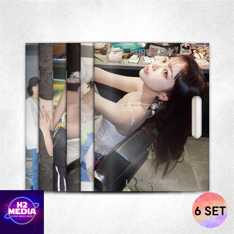 [6種SET] LE SSERAFIM 2nd Studio Album PUREFLOW pt.1 (COMPACT ver.)