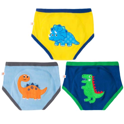 [ZOOCCHINI] アンダーウェア オーガニックコットン トイレトレーニングパンツ 恐竜の仲間 ベビー 2-3歳