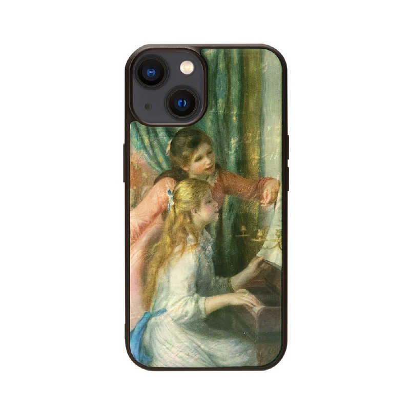 ROA　iPhone 15(6.1インチ) 天然貝ケース ikins ピアノに寄る少女たち　I25460i15