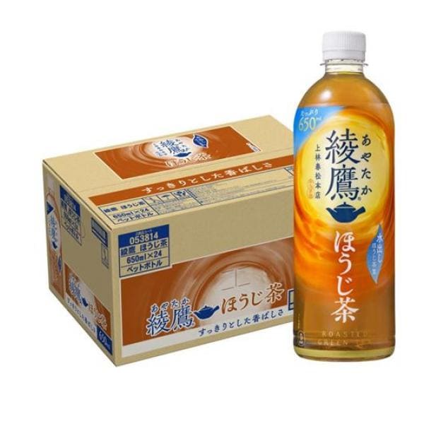 綾鷹 ほうじ茶 PET 650mL (×24本入)
