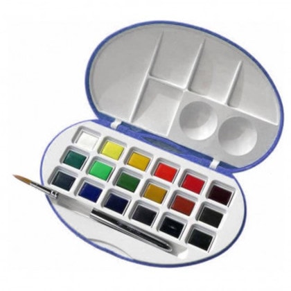 クサカベ Beans 18 ビーンズ18色セット ブルー GHP18-(1)