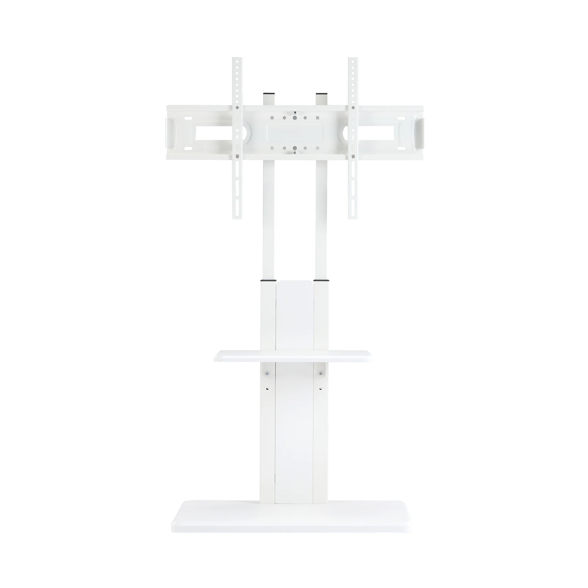 117テレビスタンド キャスター付き 壁寄せ ロータイプ 耐震 テレビ台 WALL 単品 棚板 セット テレビ 対応 首振り 角度 調整 壁掛け風 おしゃれ シンプル 白 木目 回転 移動式 TV台 8,324円