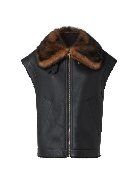 FENDI Women Bubble Jackets FM5434 AHBDF0GME Black